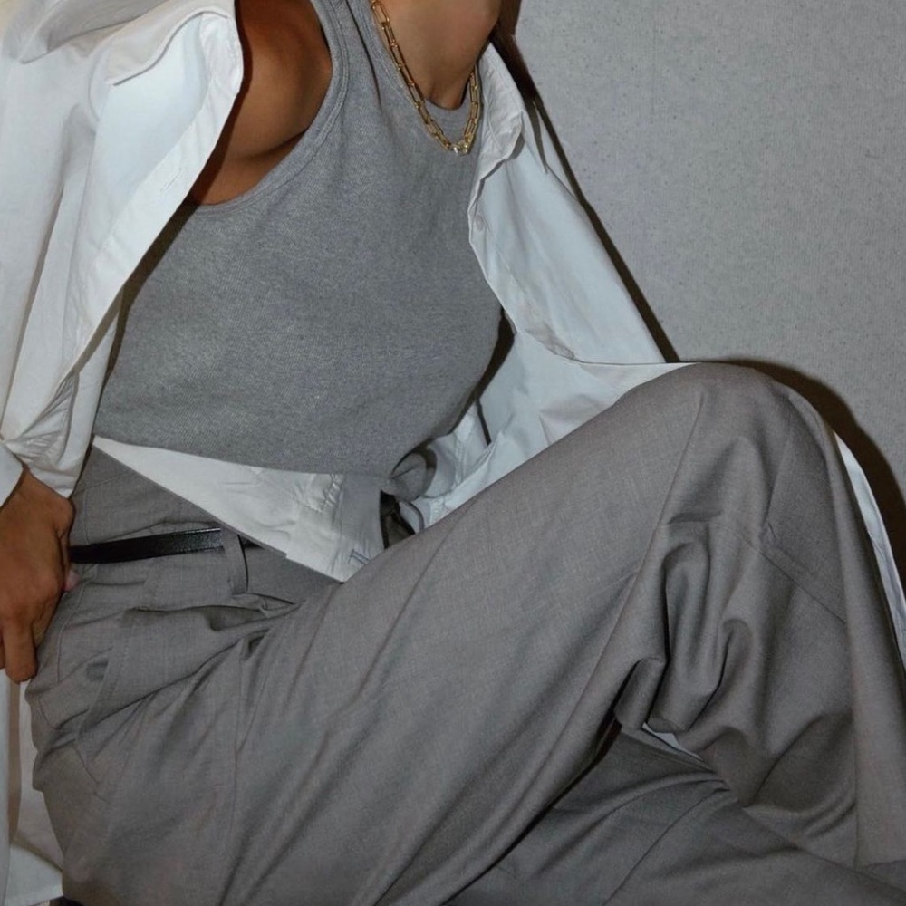 THE FRANKIE SHOP SASKIA FOLDOVER TROUSERS